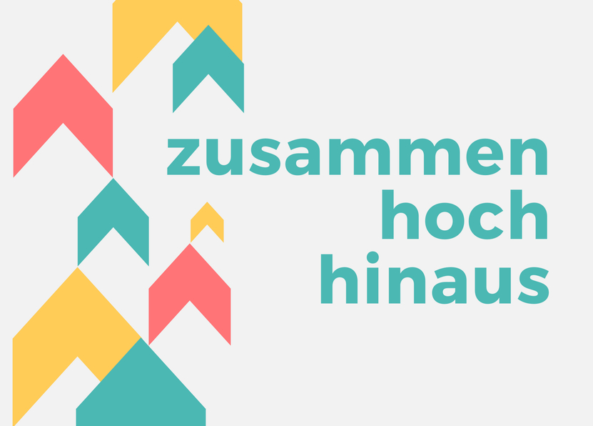zusammen hoch hinaus