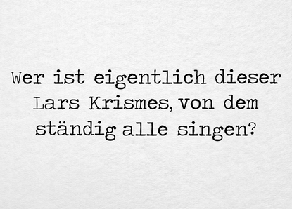 Lars Krismes - Postkarte jetzt online verschicken