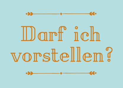 Darf ich vorstellen? - Postkarte jetzt online verschicken