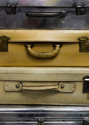 Koffer - Postkarte jetzt verschicken