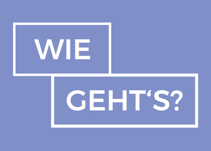 Wie geht's? Kasten - Postkarte jetzt online verschicken