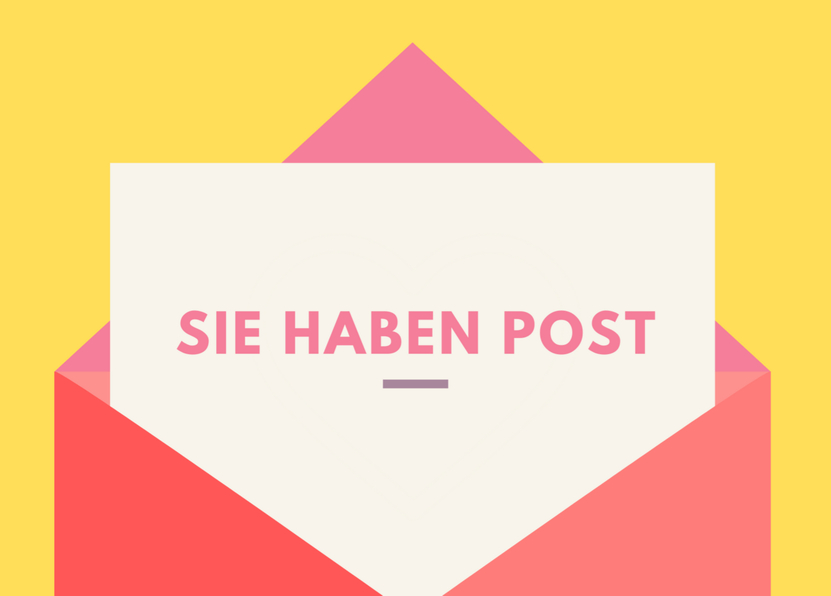Sie haben Post - Postkarte verschicken