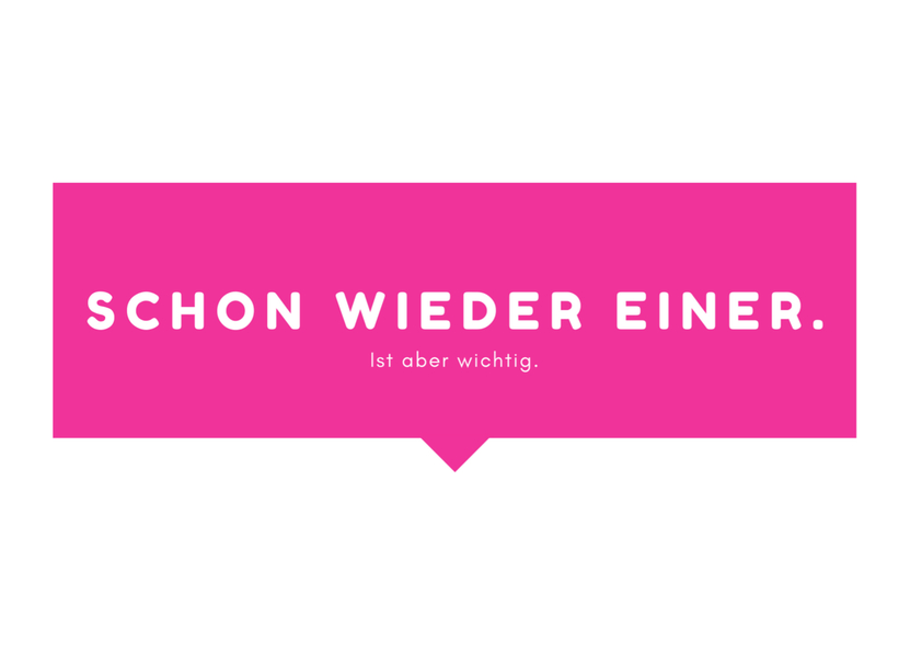 Schon wieder einer. Ist aber wichtig. - Postkarte versenden