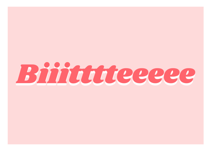 Biiitttteeeee - Postkarte online schreiben
