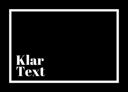 Klar Text Postkarte online schreiben und per Post versenden