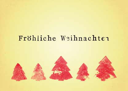 Fröhliche Weihnachten - Postkarte jetzt online verschicken