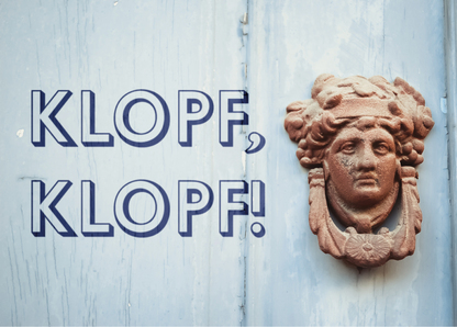 Klopf, Klopf - Postkarte jetzt online verschicken