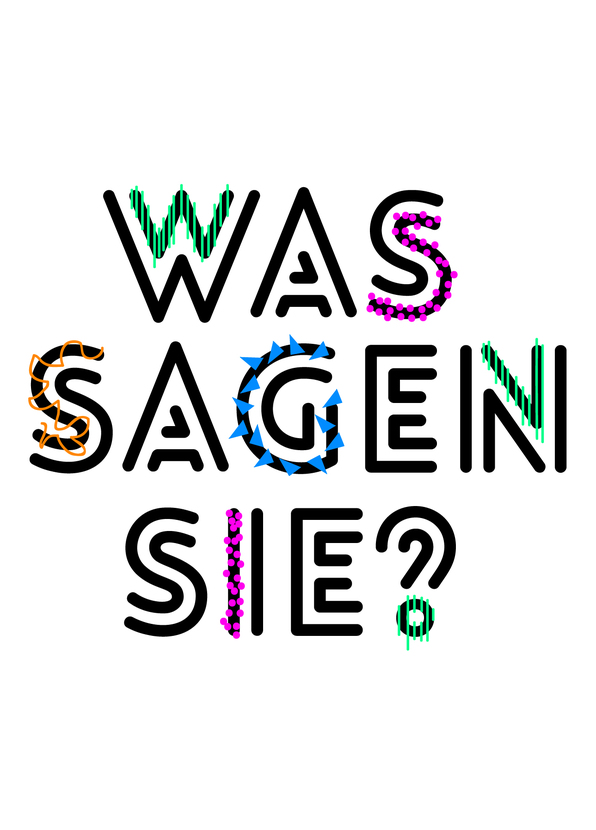Was sagen Sie? - Postkarte jetzt online verschicken