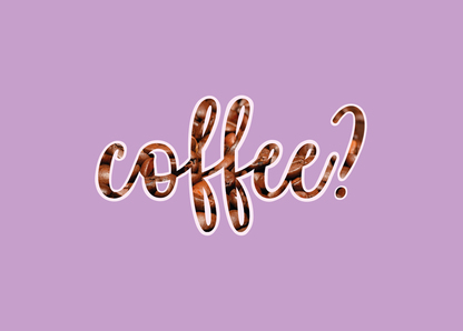 Coffee? - Postkarte jetzt online verschicken