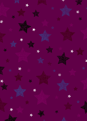Sterne lila - Postkarte jetzt online verschicken