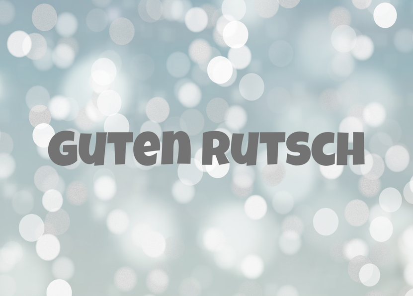Guten Rutsch - Postkarte jetzt online verschicken