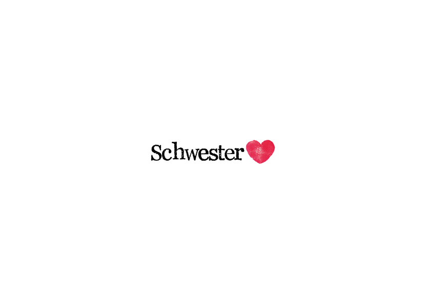 Schwesterherz - Postkarte jetzt online verschicken