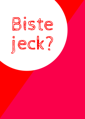 Biste jeck? Postkarte zu Karneval verschicken