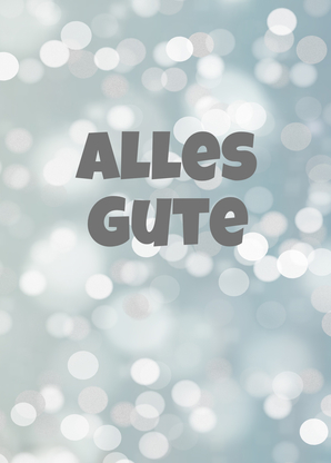 Alles Gute helle Lichter - Glückwunschkarte verschicken