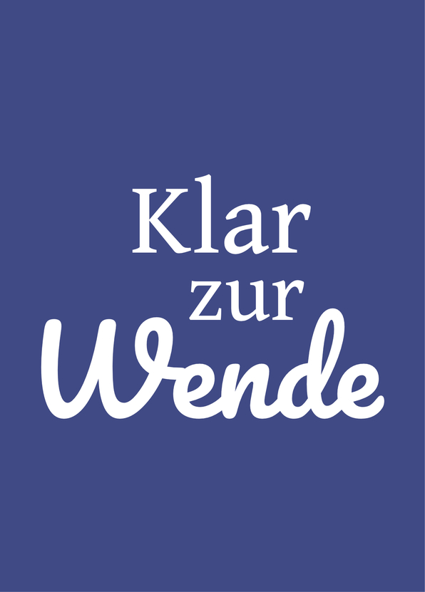 Klar zur Wende - Postkarte jetzt verschicken