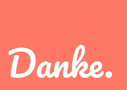 Danke Punkt - Dankeskarte online verschicken