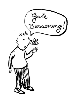 Gute Besserung Nase - Postkarte jetzt online verschicken