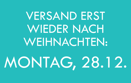 Versand nach Weihnachten