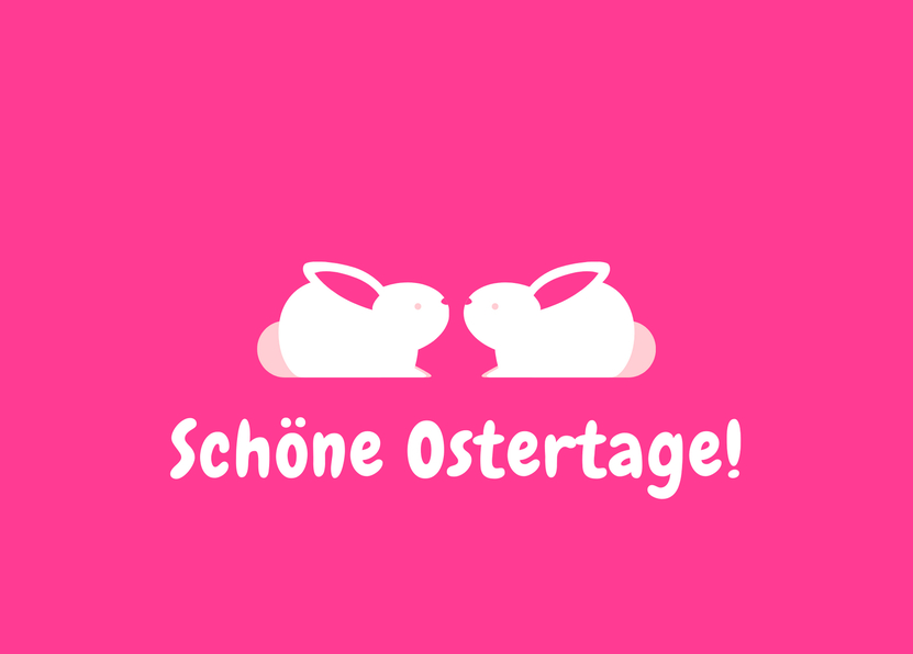 Schöne Ostertage - Osterkarte online schreiben