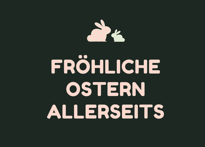 Fröhliche Ostern allerseits - Osterkarte verschicken