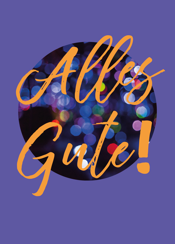 Alles Gute Lichter - Postkarte jetzt versenden