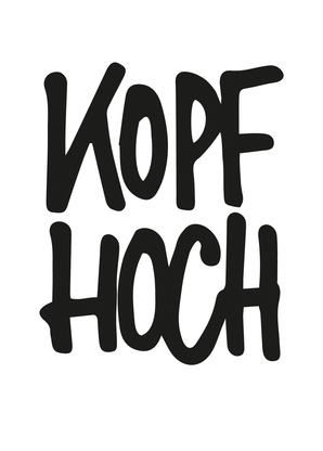 Kopf hoch schwarzweiß - Postkarte jetzt online verschicken