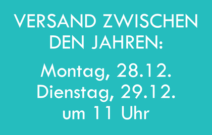Unsere Versandtage