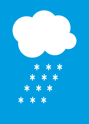 Schneewolke - Postkarte jetzt online verschicken