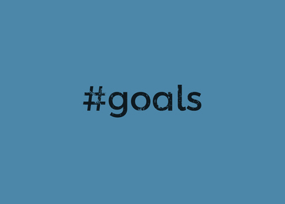 goals hashtag - Postkarte jetzt online verschicken