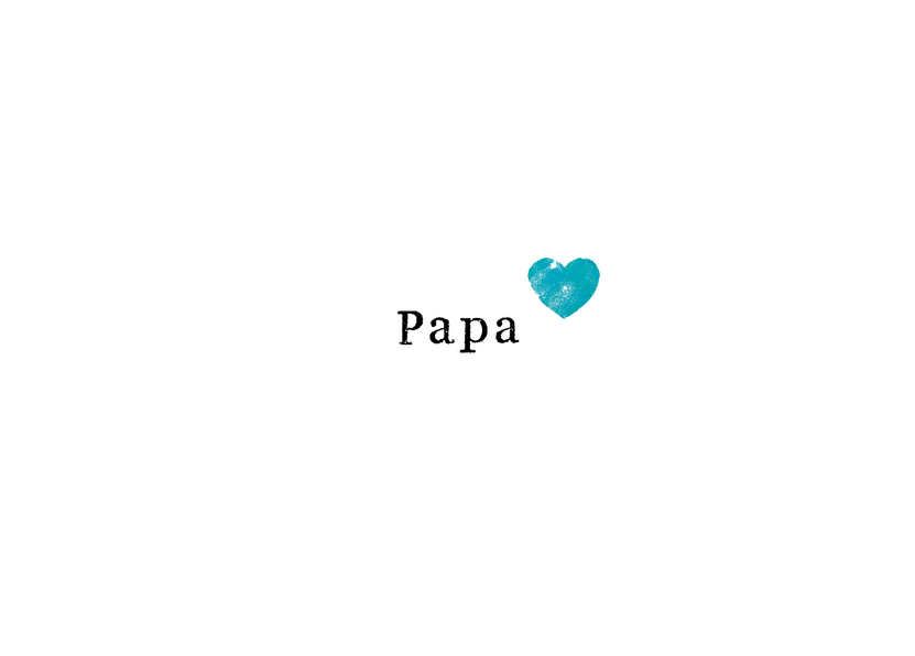 Papa mit Herz - Vatertagskarte verschicken