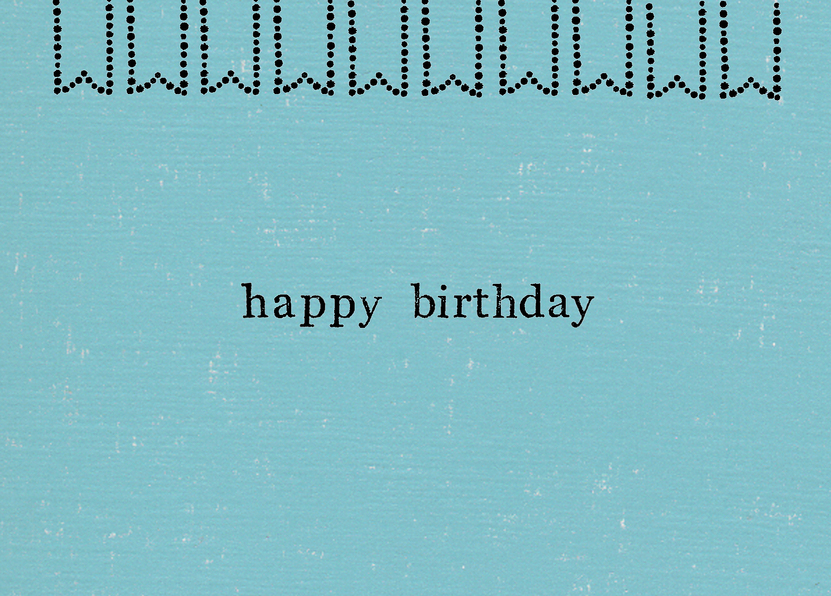Happy Birthday Wimpel - Postkarte jetzt online verschicken